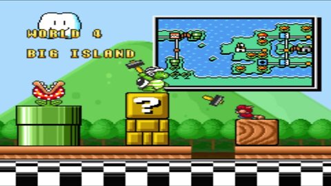 Super Mario All-Stars (Super Mario Bros 3 Mundo 4)