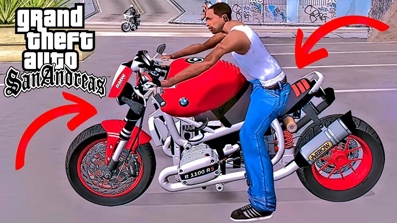 Secret BMW R1100RS Bike Location in GTA San Andreas (Cheat Code)