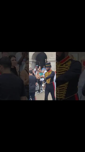 police make way for the Queen's Guard #horseguardsparade