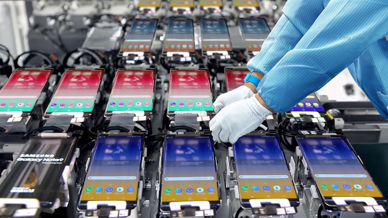 Inside the ultra-modern Samsung factory that produces Galaxy phones