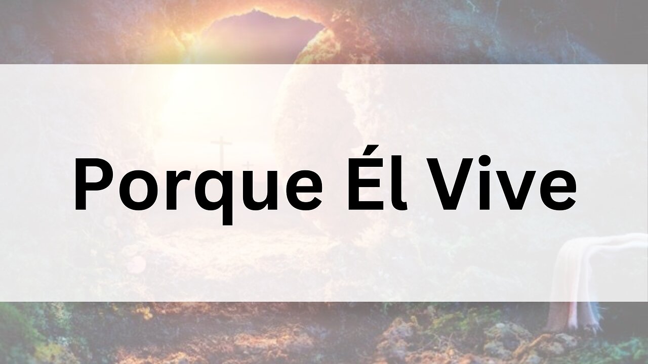 Porque Él Vive | Canta Junto | Música Cristiana Instrumental