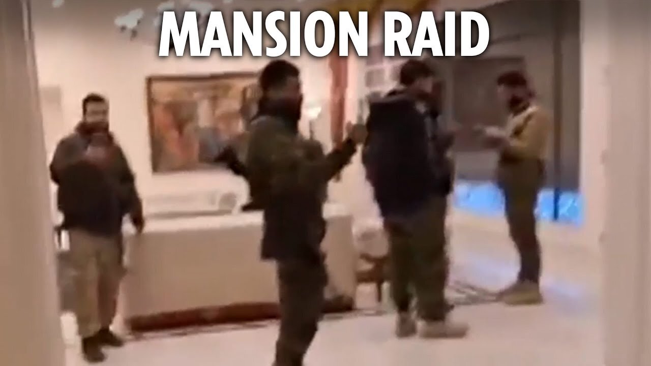 Syrian rebels storm Assad’s palace and rifle through dictator's bedroom drawers after seizing Aleppo