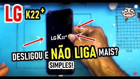 CELULAR LG NAO LIGA, DESLIGOU E NAO LIGA MAIS_ TENTE ISSO PRIMEIRO! ( K22+ K22 )