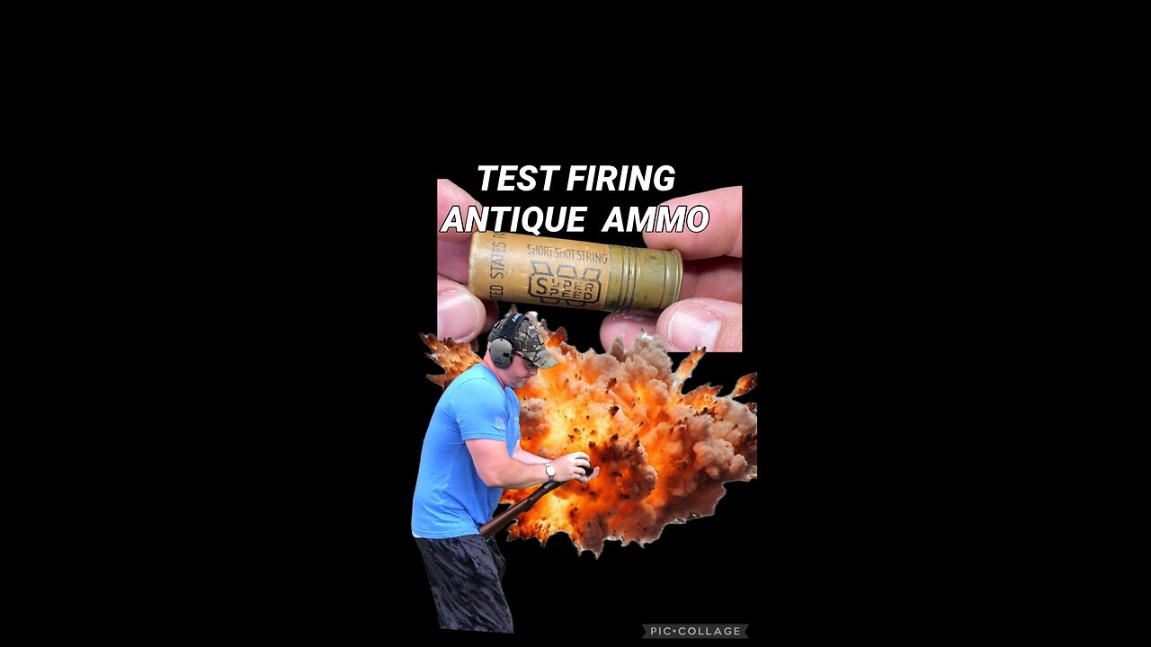 Test firing OLD antique ammo..