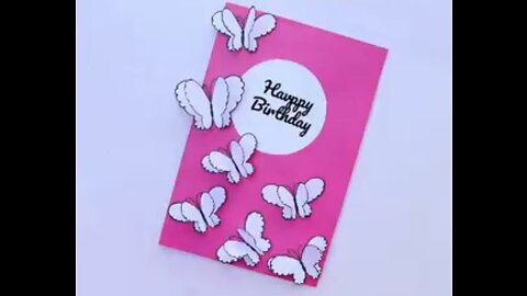 Easy and quickly making birthday card