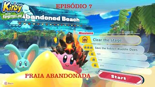 KIRBY FORGOTTEN LAND EP 7 PRAIA ABANDONADA