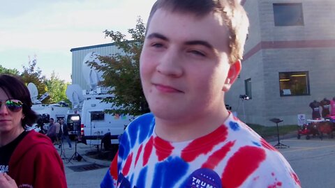 Thomas after the Trump Rally in bedford NH 9 29 16