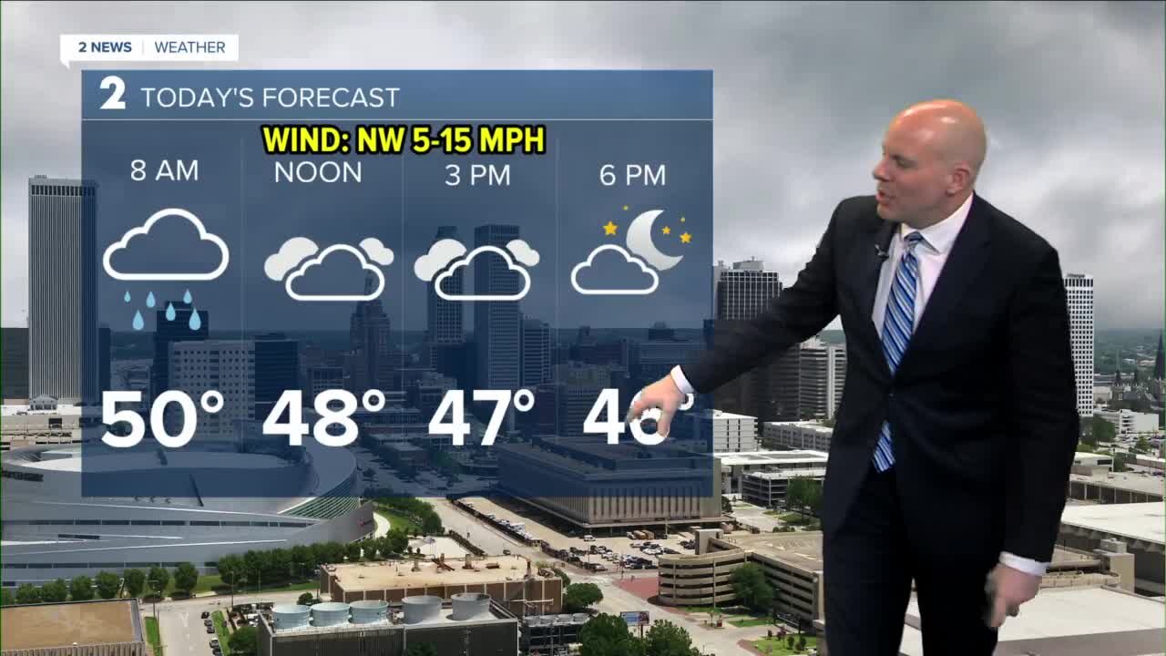 A cool and gloomy Tuesday ahead