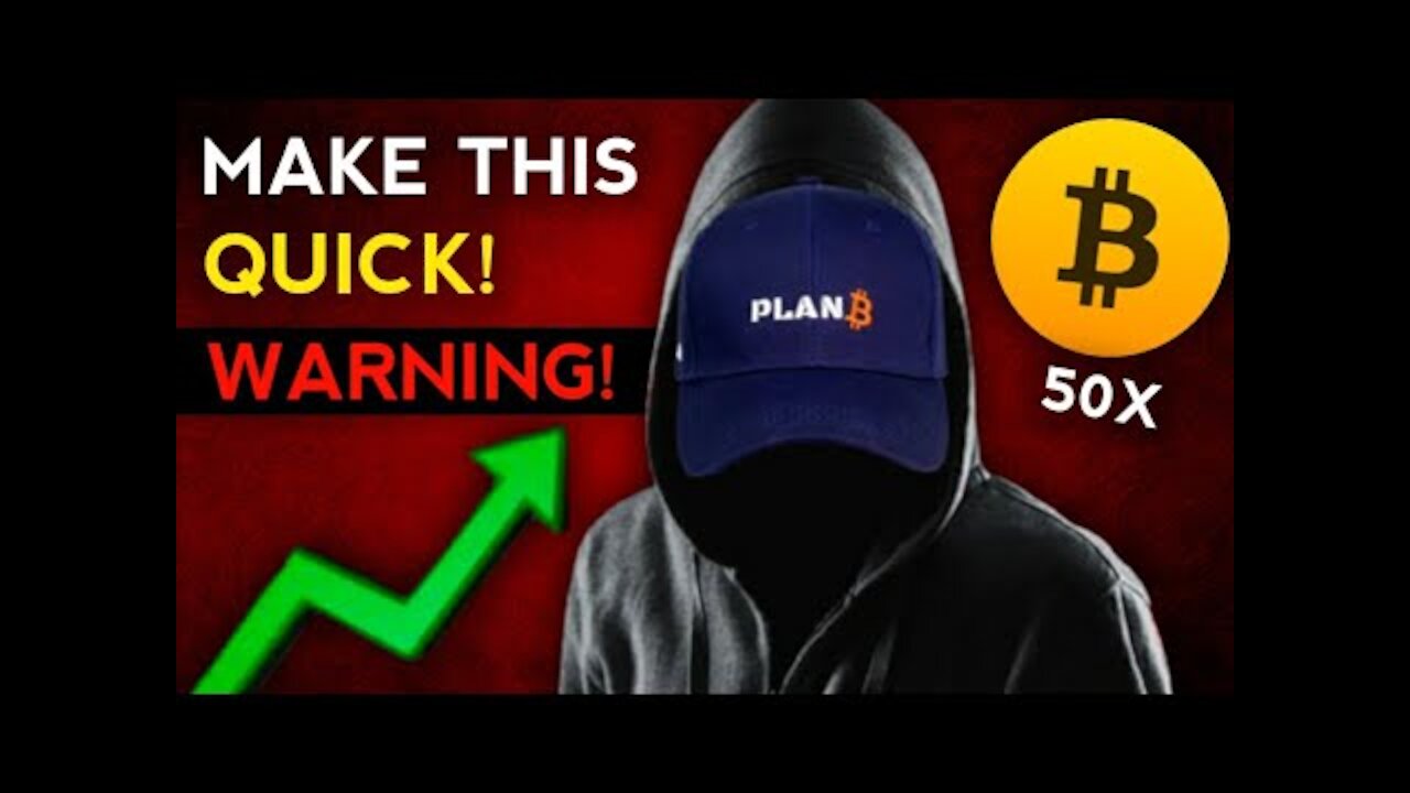 Plan B Update - Run Hard Before We Hit This! URGENT BITCOIN UPDATE!