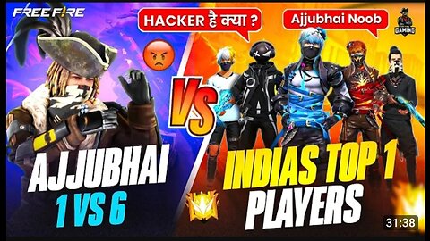 Time to leve free fire (anubhavi vs 4 lagendary player 😭