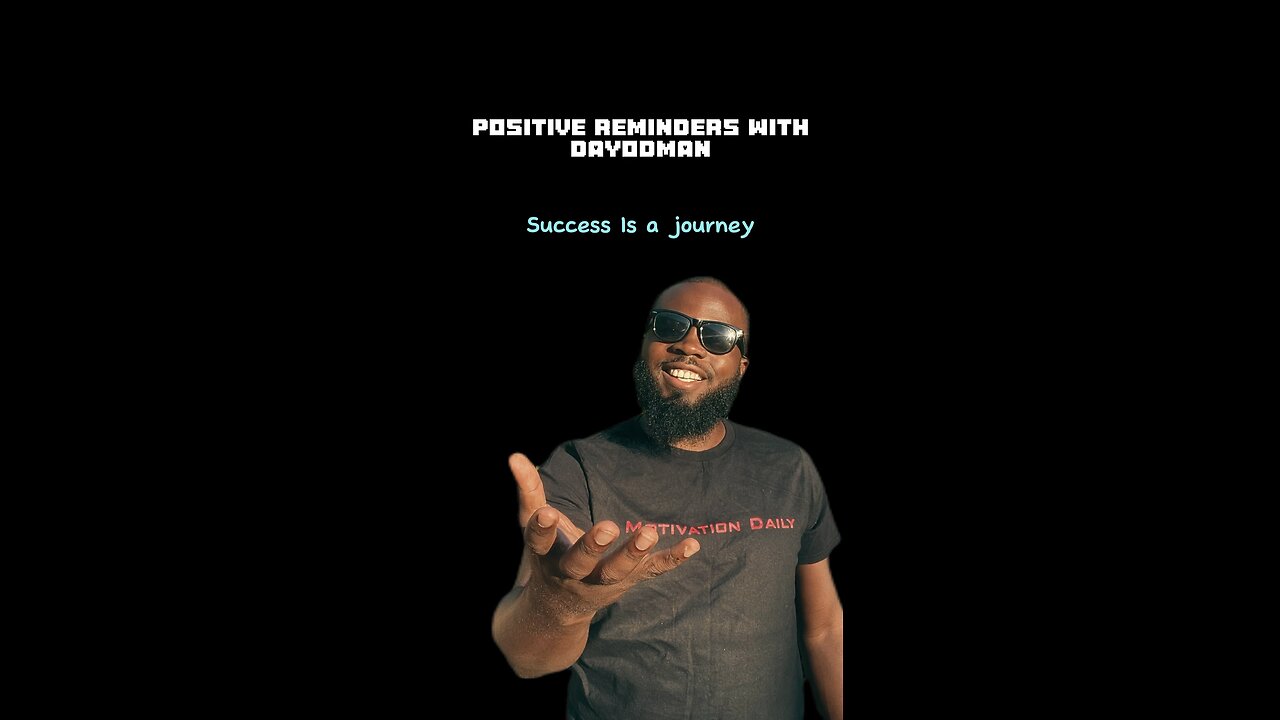 Success Is A Journey #dayodman #motivation #successmindset #eeyayyahh #theride