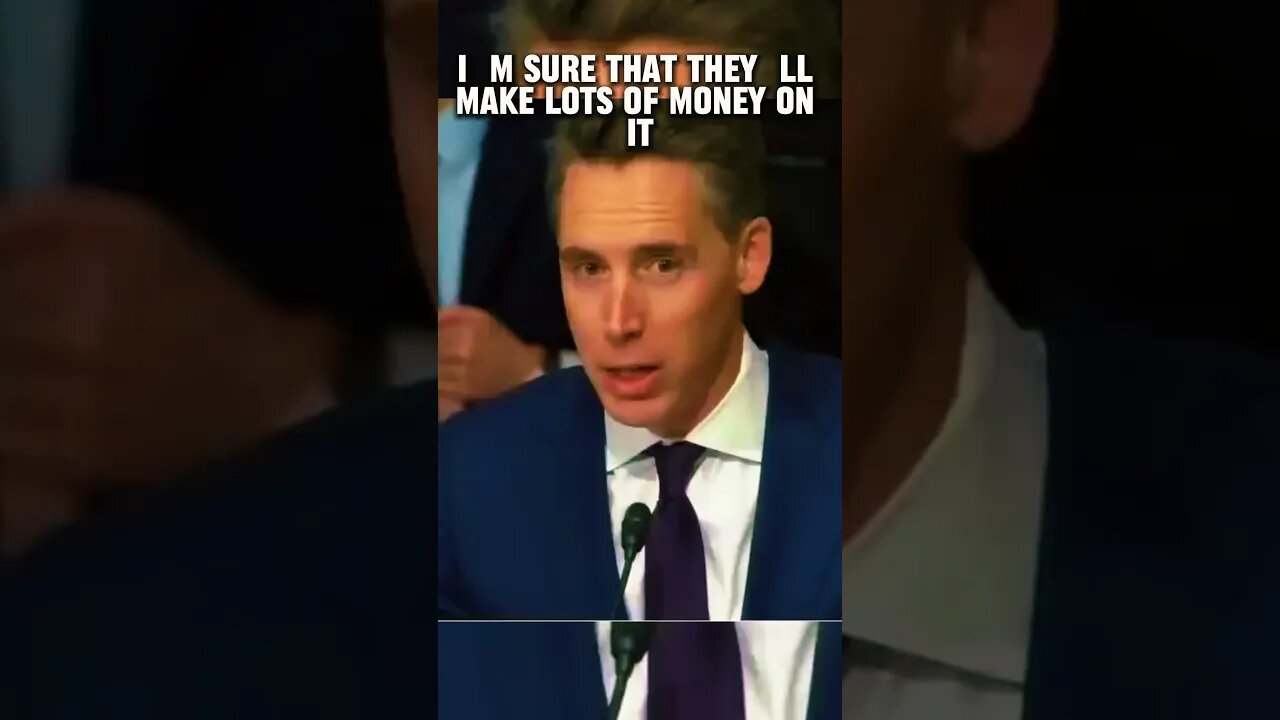 'Wait A Minute, Wait A Minute': GOP Josh Hawley Counters CEO's Claim On AI
