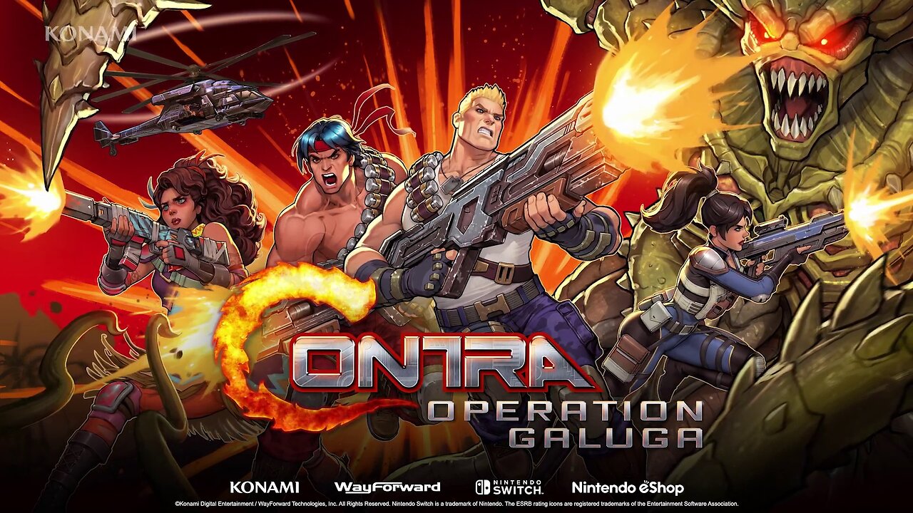 Contra Operation Galuga (Nintendo Switch) [Nintendo Direct Fall Season Lineup Trailer]