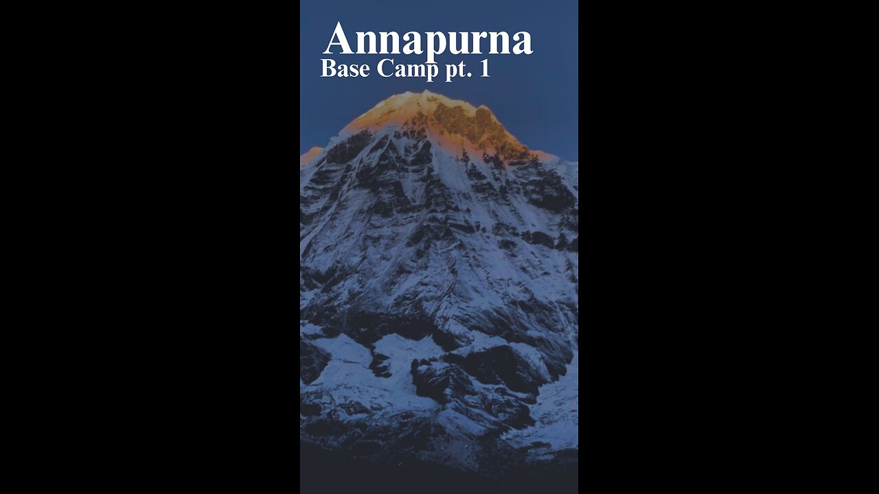 Annapurna Base Camp Trek Day one