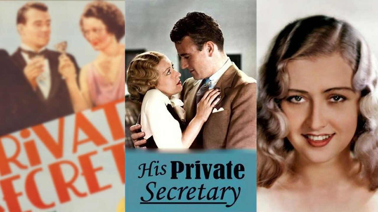 HIS PRIVATE SECRETARY (1933) Evelyn Knapp, John Wayne, Reginald Barlow | Comedy, Romance | COLORIZED