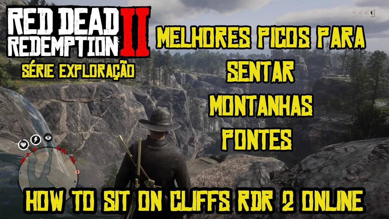 RED DEAD ONLINE COMO SENTAR EM MONTANHAS E PONTES - LOCALIZAÇÕES