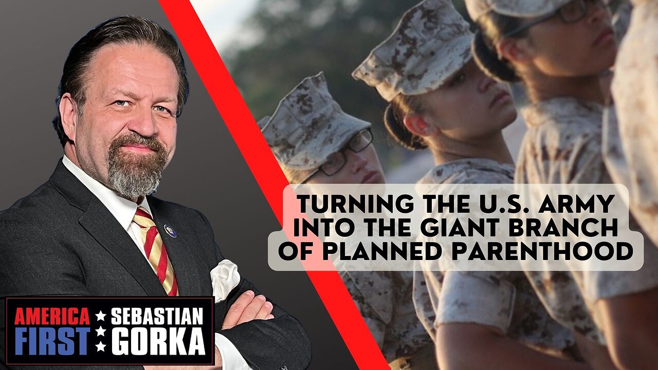 Turning the U.S. Army into the giant branch of Planned Parenthood. Robert Wilkie with Dr. Gorka