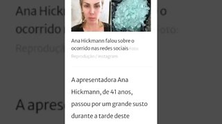 Ana Hickmann sofre acidente doméstico