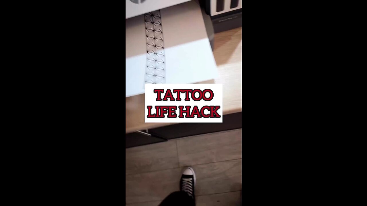 Check out this tattoo life hack