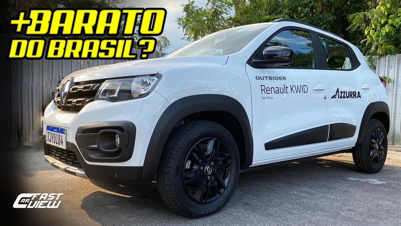 RENAULT KWID OUTSIDER 2021! VALE A PENA O CARRO MAIS BARATO DO BRASIL? Fast Car View