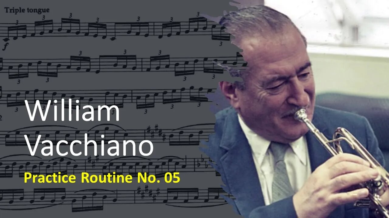 🎺🎺[TRUMPET DAILY ROUTINES] William Vacchiano Practice Routine 05