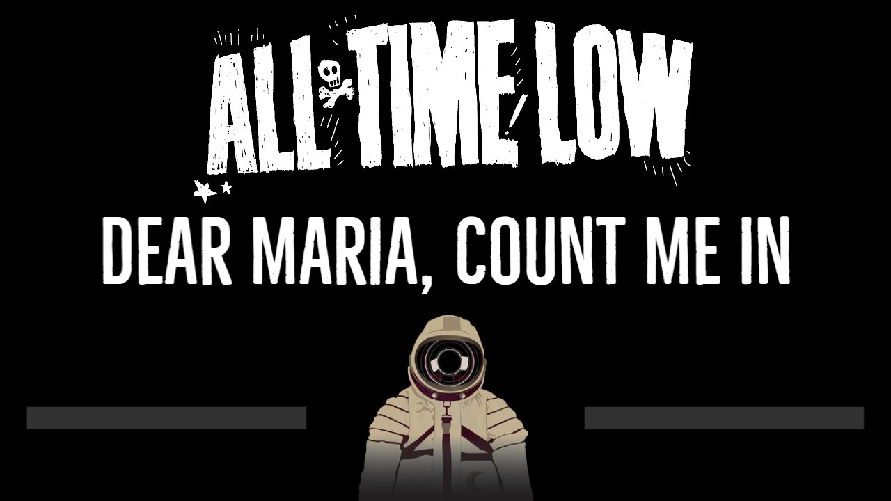 All Time Low • Dear Maria, Count Me In (CC) 🎤 [Karaoke] [Instrumental Lyrics]