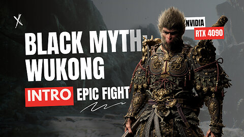 Black Myth Wukong Gameplay: Opening Scene Boss Fight | Nvidia RTX 4090