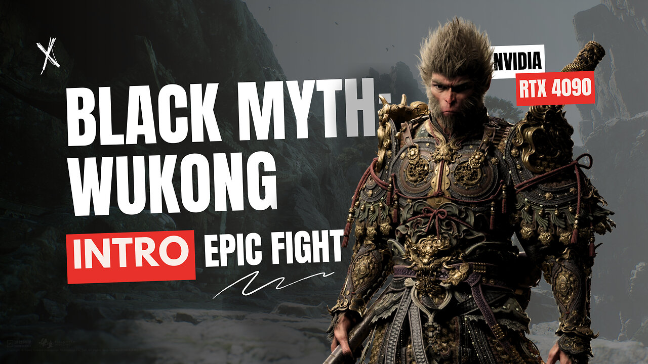 Black Myth Wukong Gameplay: Opening Scene Boss Fight | Nvidia RTX 4090