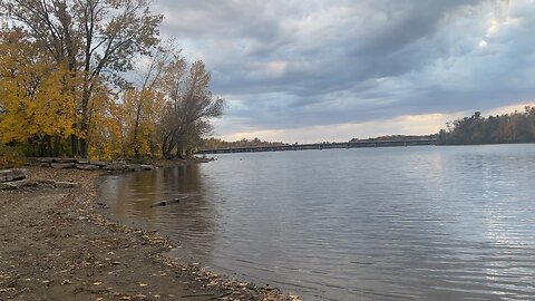 Beautiful river saint laurent