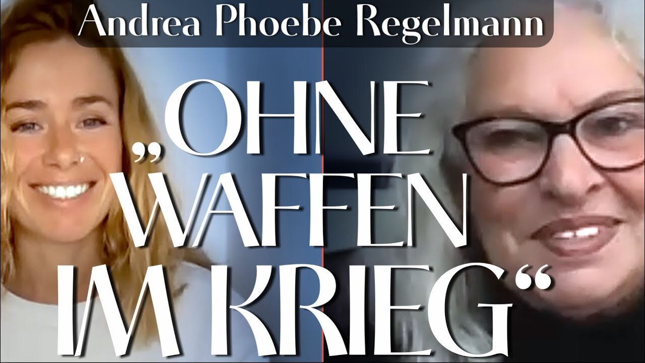 „Ohne Waffen im Krieg“ (Andrea Phoebe Regelmann und Elisa Gratias@Manova🙈