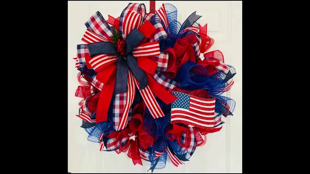 Patriotic Wreath DIY| Marthas Wreath| Memorial Day Wreath DIY| How To