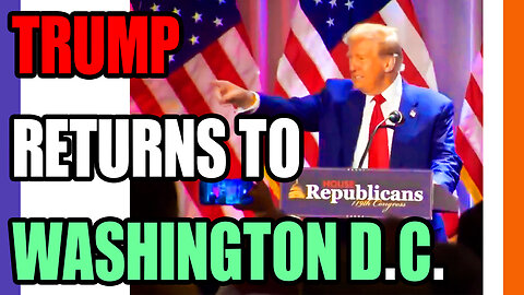 🚨BREAKlNG: Trump Returns To Washington D.C. 🟠⚪🟣
