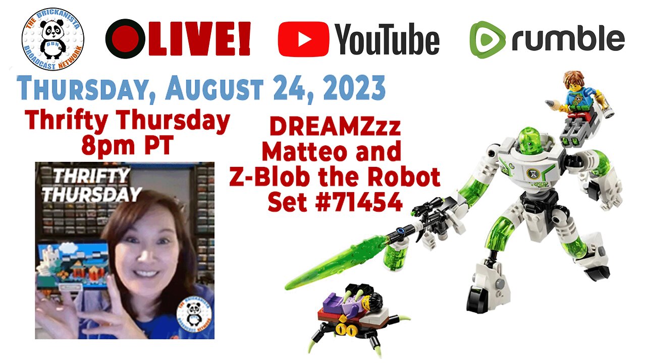 Thrifty Thursday - LEGO Matteo and Z-Blob the Robot #71454