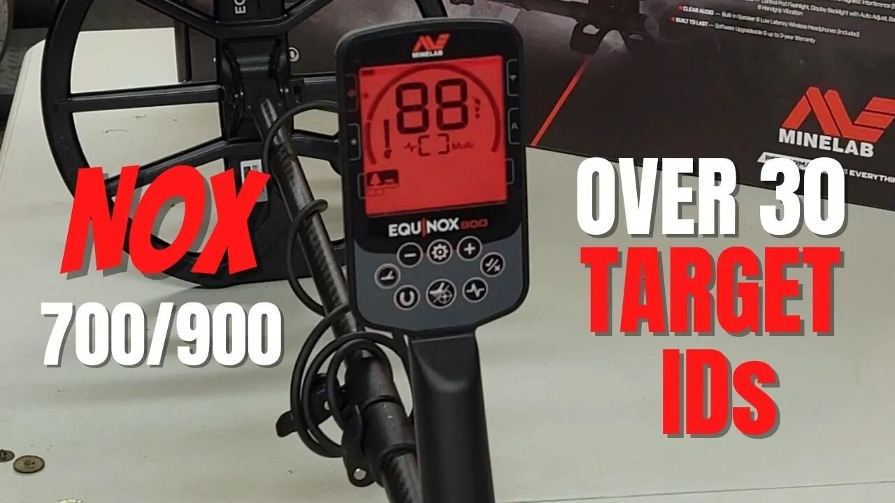 Minelab Equinox 900 Target IDs - New ID Scale