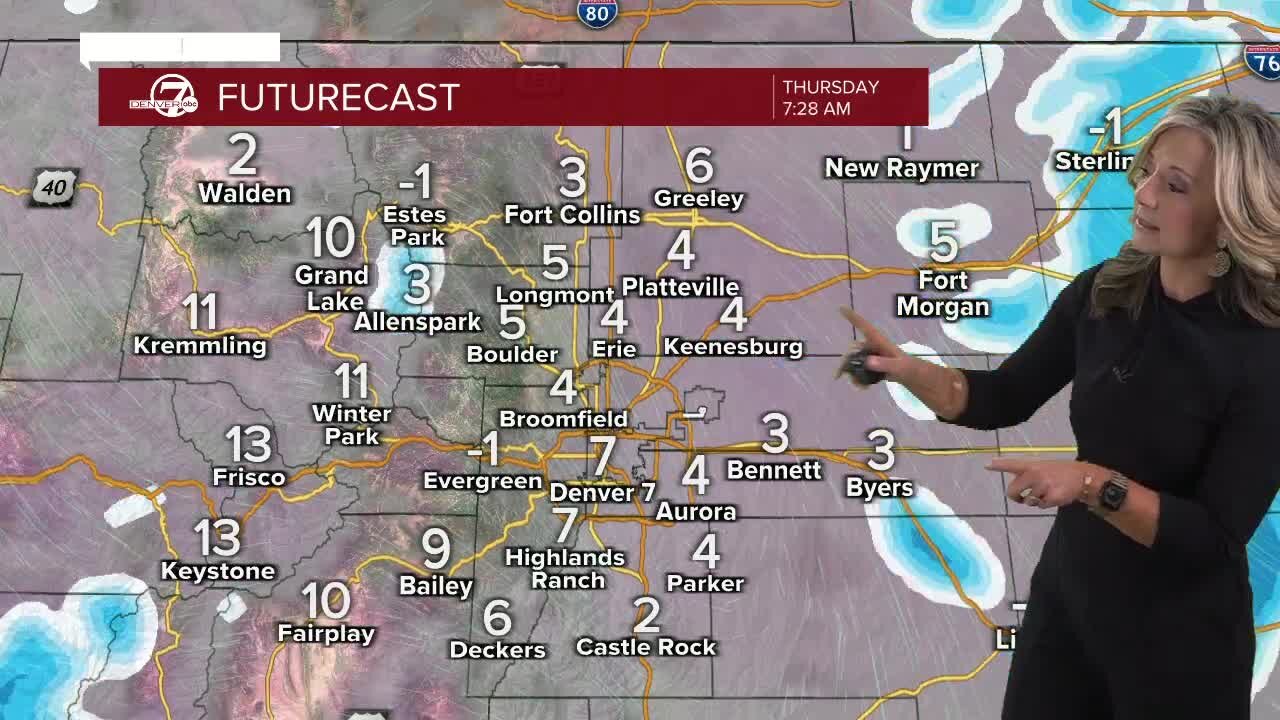 Light snow this morning, but sunshine this afternoon