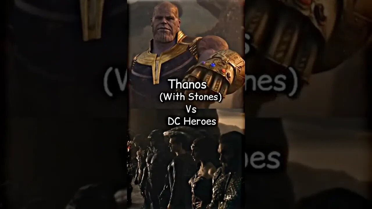 Thanos Vs DC Heroes #Shorts