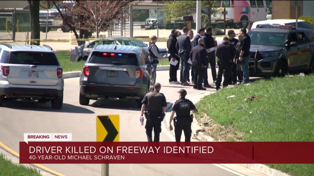 Man shot and killed on Milwaukee freeway; suspect on the run, sheriff's office says