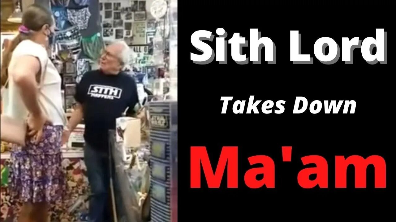 Mighty Sith Lord Takes Down Ma'am 2.0