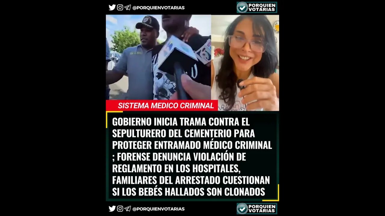 ⚡️GOBIERNO INICIA TRAMA CONTRA EL SEPULTURERO DEL CEMENTERIO PARA PROTEGER ENTRAMADO MÉDICO CRIMINAL