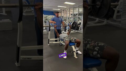 FLAT BARBELL PRESS #shorts