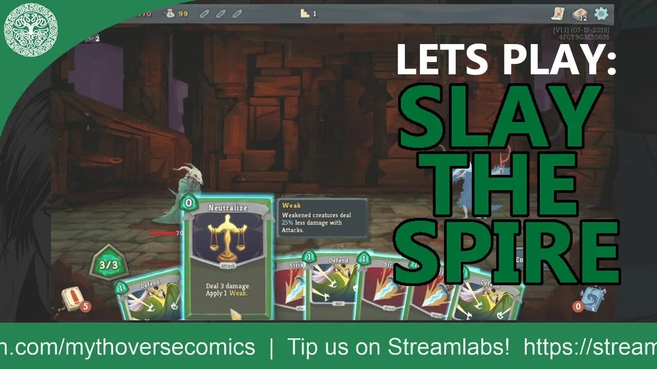 Mythoverse Let's Play: Slay The Spire - Silent run