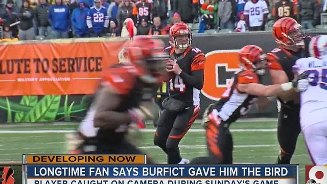 Longtime Bengals fan says Burfict flipped him the bird