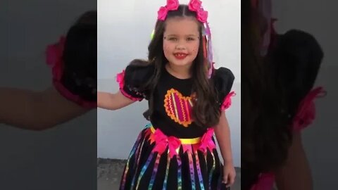 LINDO VESTIDO INFANTIL FESTA JUNINA #festajunina #infantil #shorts