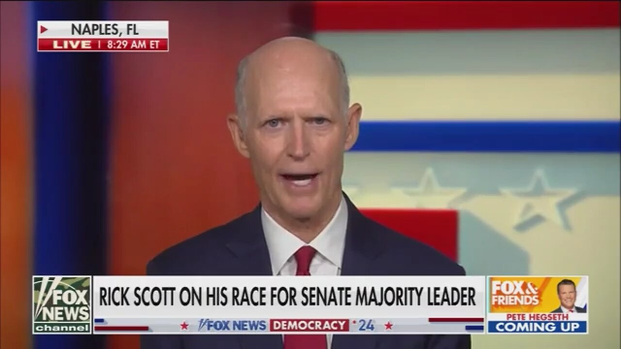 Sen. Rick Scott: I Will Represent Trump's Agenda As Senate Republican Leader