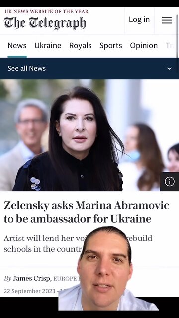 Ukraine President Made Marina Ambromovic Ambassador