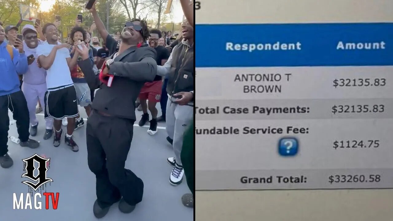 Antonio Brown Shows Up To Dyckman Wit Dat 💩 On After Paying $33k In Back Child Support! 💰