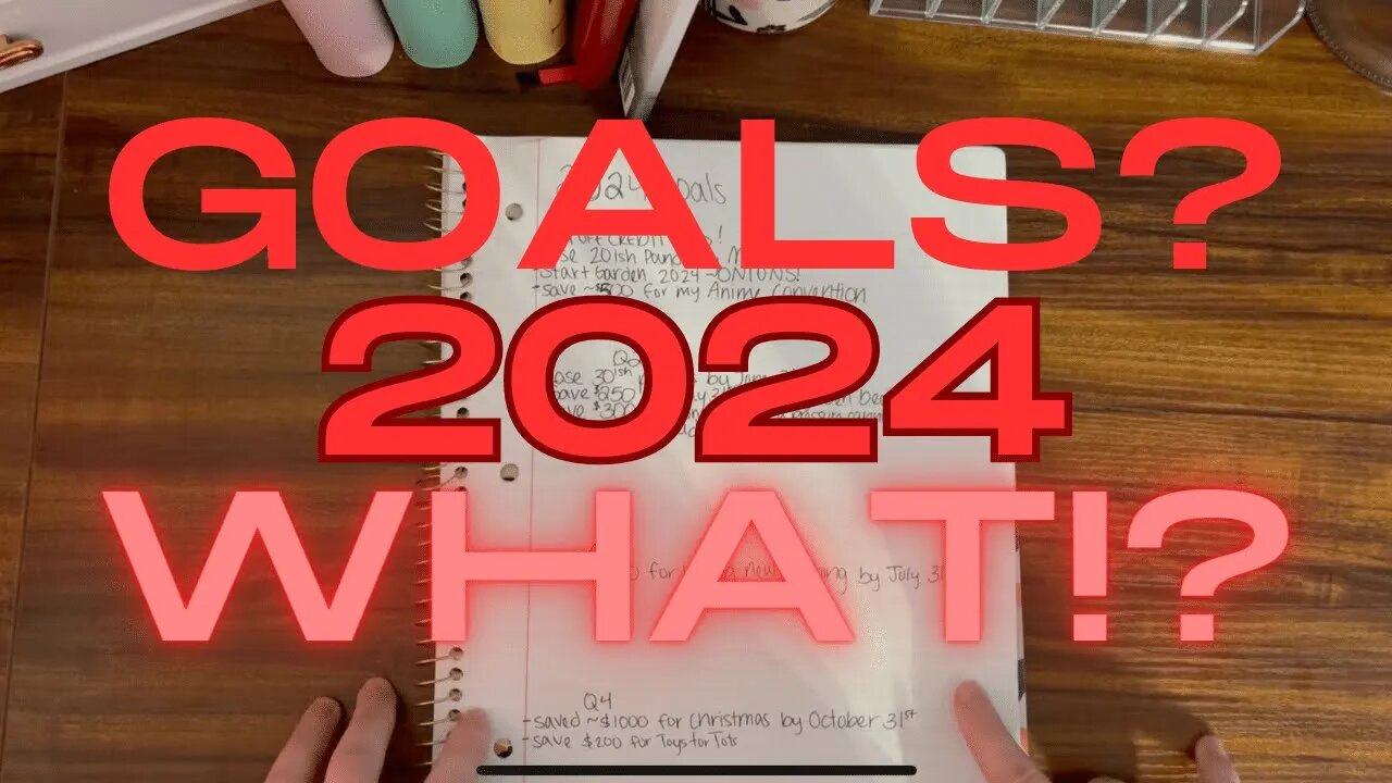 Goals for 2024? Will this work out?