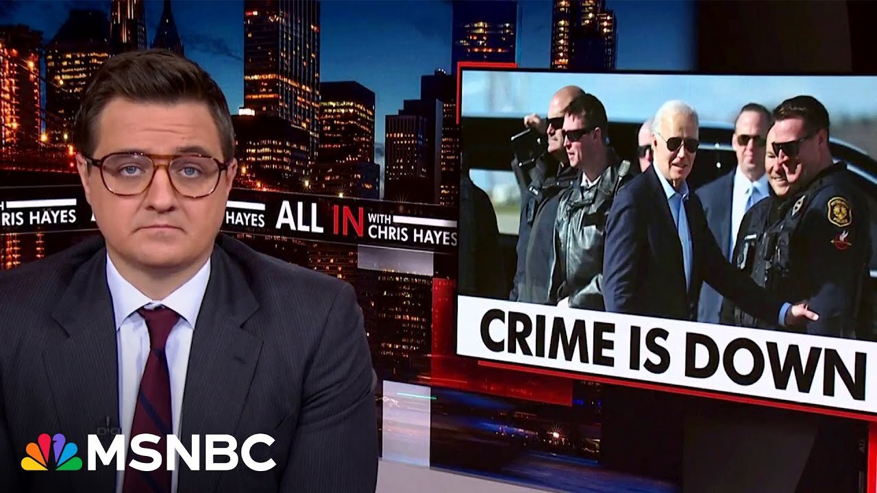 ‘Not true:’ Chris Hayes on the reality of the massive crime drop in America