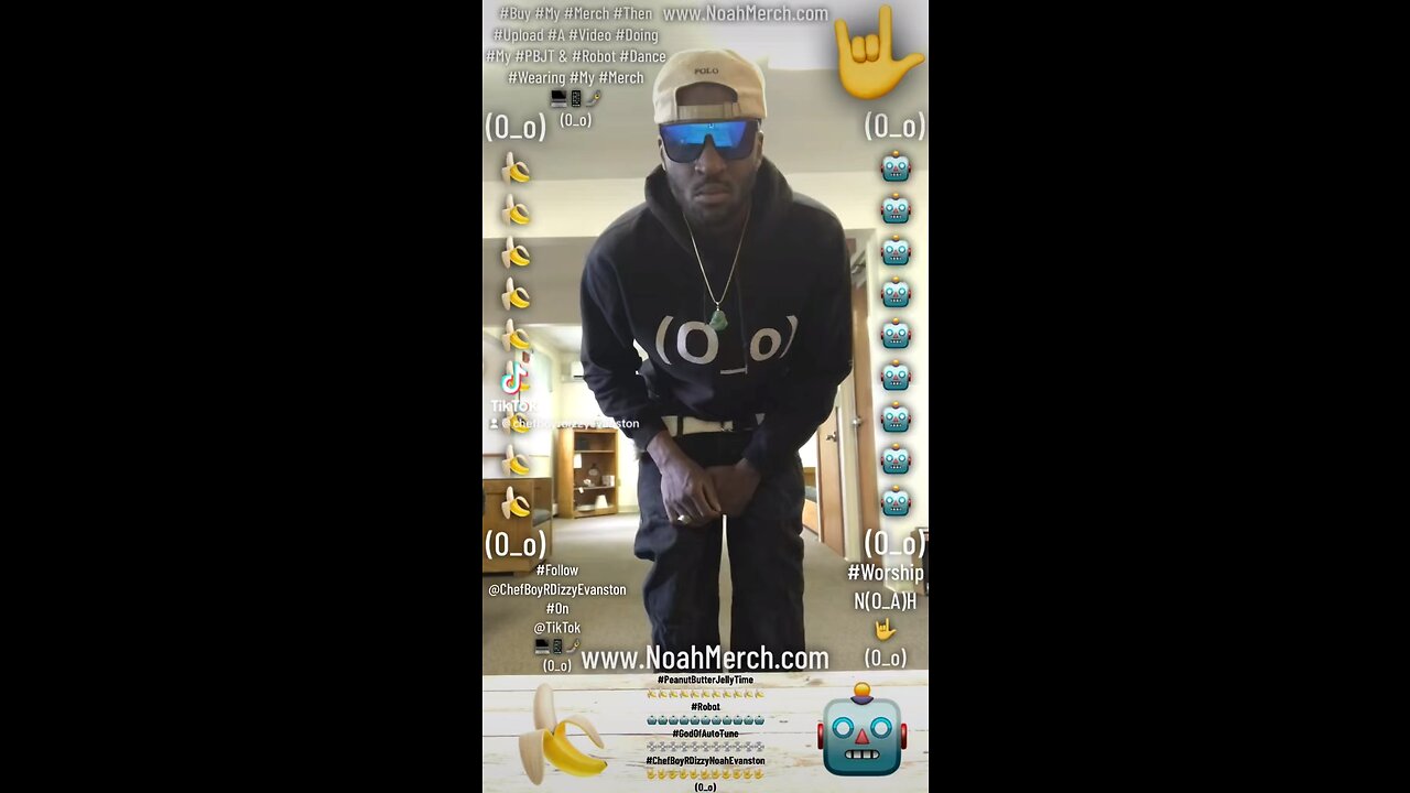 Chef Boy R Dizzy VLOG: #PeanutButterJellyTime #Dance 🍌 & 👉 #Robot #Dance 🤖