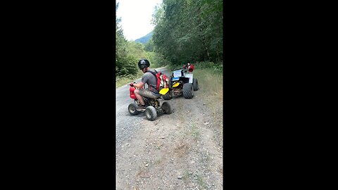 Day trip till a quad snaps in Half